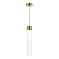 SL6236.303.01 Светильник подвесной ST-Luce Латунь/Прозрачный LED 1*12W 4000K ШАМПАНЬ 500_191_2948931